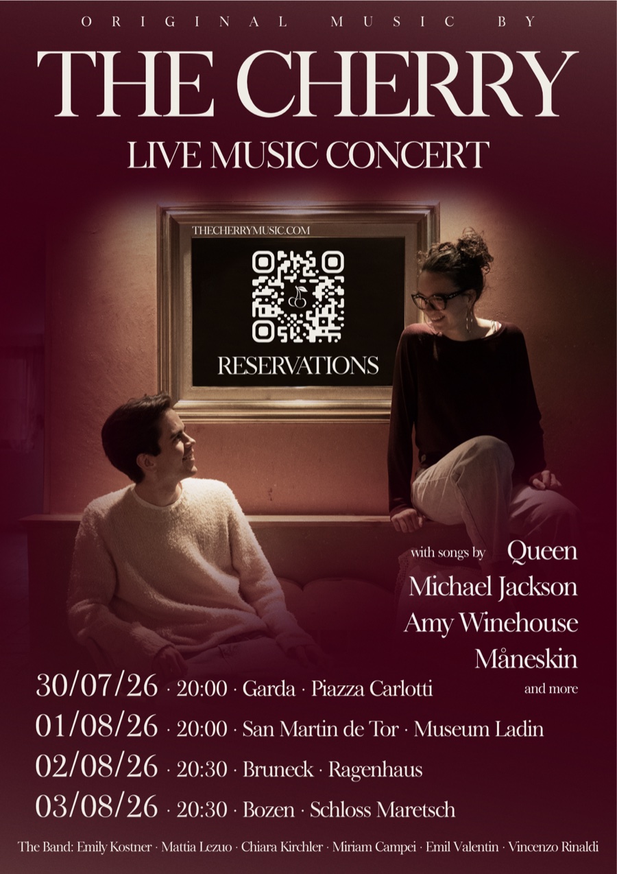 Plakat: The Cherry Live Music Concert, Sommer 2026