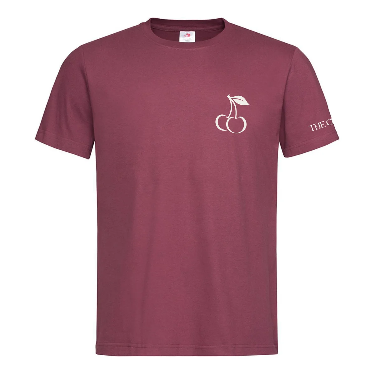 T-Shirt The Cherry, Bordeaux, Vorderseite